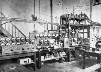De Philips PCJJ telefoniezender in het laboratorium in Eindhoven 1927
